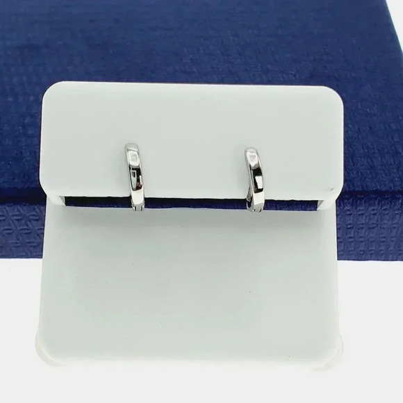 "925 Sterling Silver CZ Stud Earrings for Women/Girl, US925P1231 - Picture 3 of 6